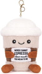 Positive Coffee Plush, 4.3 Inches Espresso Cup Stuffed Toy – Drink Plush