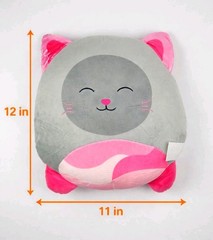 Cute Cat Plush Pillow Set 3 Sizes