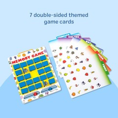 Flip To Win Travel Memory Game Wooden Board Interactive Flipping Toy Pocket Game