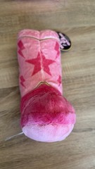 FAO Schwarz Rock & Glam Pink Boot Plush Lightning Bolt NWT Soft Loud Legendary