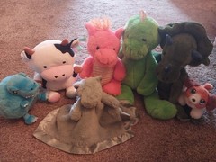 Baby Kids Lot of Dinosaur Dragon and More Adorable Plushies Stuffed Animal