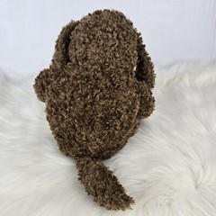 Rare IKEA Gosig Spaniel Brown Curly Hair Puppy Dog Plush 15.75″