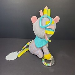 Skip Hop Unicorn Plush Baby Toy Rattle Teether Ribbon Crinkle Stuffed Animal ’14