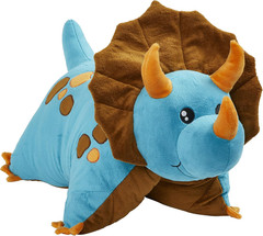 Triceratops Blue Dinosaur, 18″ Stuffed Animal Plush Toy