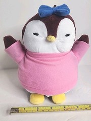 Pudgy Penguins Bow Sweater Penguin Plush Buddy Collectible Stuffed Animal (T126)