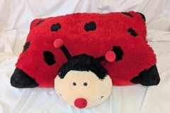 My Pillow Pets Ladybug Plush Stuffed Animal Soft Toy Folding Red Black 2009