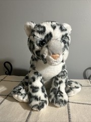 Aurora Destination Nation Snow Leopard 12″ Plush Stuffed Animal White