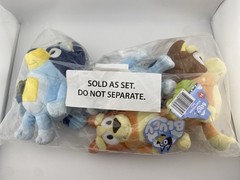 Bluey Heeler Family Plush Set 4 Plush 7-8″ Figures BRAND NEW EXPEDITED SHIPPING