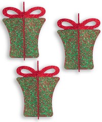 3 Pack 8″ Red and Green 3D Gift Box