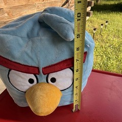 Rovio Angry Birds Blue Bird Plush Stuffed Animal 2012 13×15 Spot Clean Only