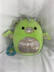 Squishmallows Eyk Green winged dragon 8 inch Kellytoy 2018 with tags