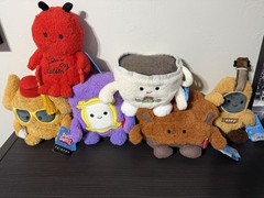 Bum Bumz Friends The Television Show Set Of 6 Plush Complete Collection NWT