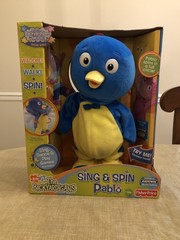 2005 THE BACKYARDIGANS Sing and Spin Pablo Doll NEW IN BOX