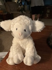 Baby Gund Little Blessing Lena 10″ Plush Sheep #319737. See Description.