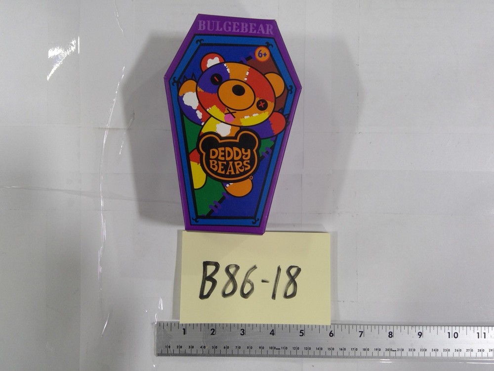 Deddy Bears Bulgebear Mini Coffin Figure Toy Small Multicolor Halloween New