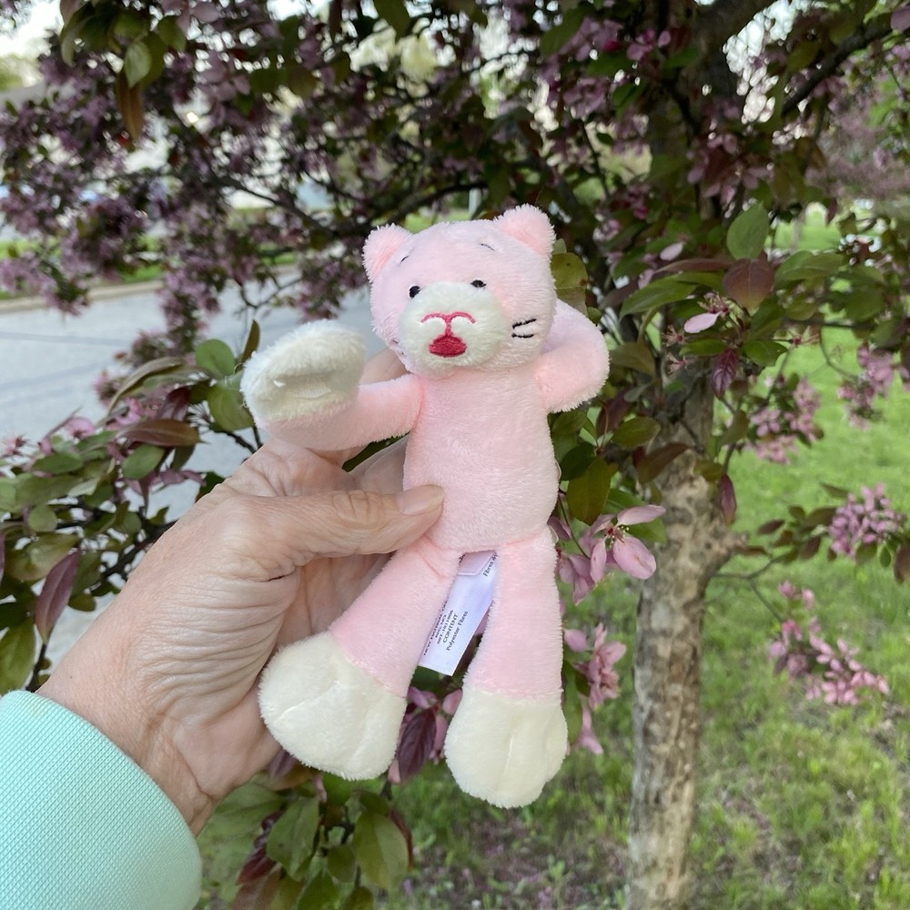 Animal Adventures Plush Tiny Pink Cat