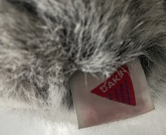 Dakin Plush Classique American Shorthair Gray Cat Vintage Stuffy Lifesize -MINT!