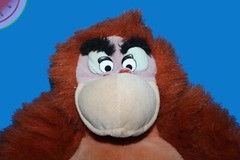 Vintage Jungle Book KING LOUIE 15″ Plush Orangutan Walt Disney World Ape Monkey