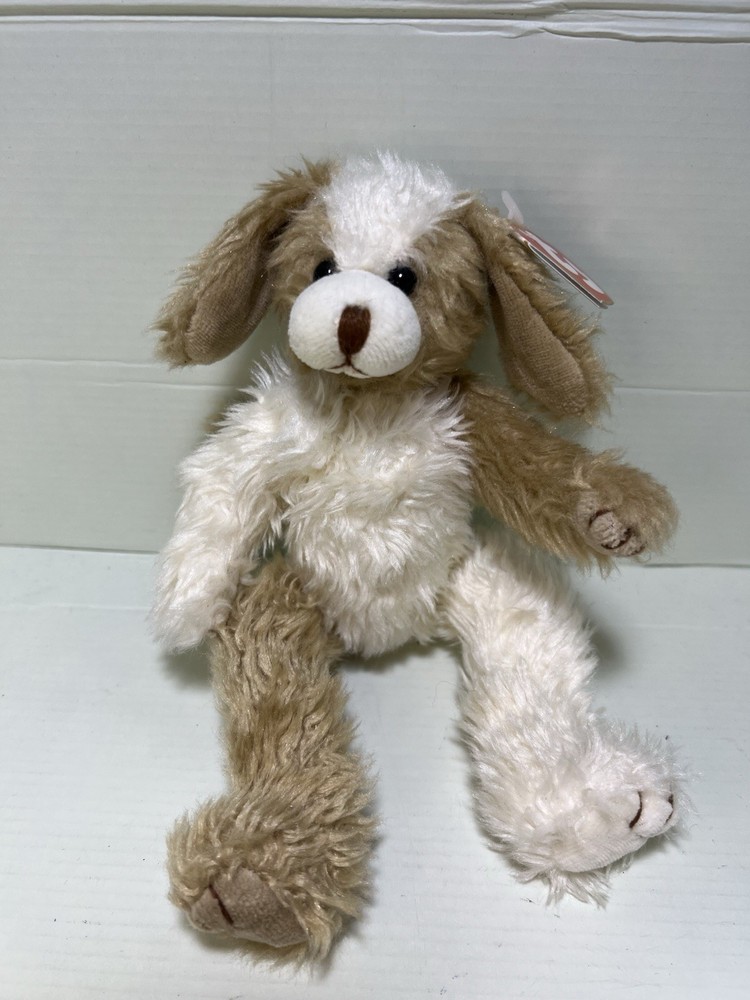 Ty Beanie Babies Dog Plush Stuffed Animal Brown White Small 6-14 in Retired