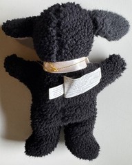 North American Bear Co. Licorice Lamb Black 10” Plush Sheep 1989 Vintage W/ Tags