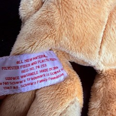 2FAO Schwarz Dog Plush Black Golden Labrador Retriever Puppy Stuffed Floppy Lay