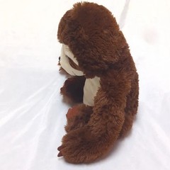 11″ Plush Sitting Sloth Stuffed Animal B.J. Toy Co. Gold Glitter Eyes