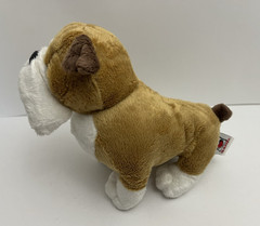 GANZ WEBKINZ Bulldog Plush Stuffed Animal Dog 7″ Toy HM126 NO CODE Pup Puppy