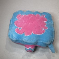 I Heart Guts Anatomy Intenstine Smiley Plush 10”x9” Used Blue Pink