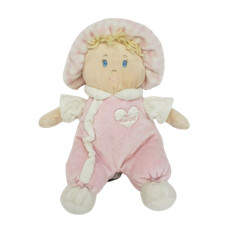 11″ FIRST IMPRESSIONS MY FIRST DOLL BLONDE PINK STUFFED ANIMAL PLUSH TOY DOLL