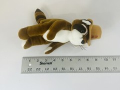 Unipak Ranger Rick Raccoon Beanbag Plush Stuffed Animal Toy 202R 9.5” With Tag
