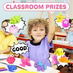 150 Pack Mochi Squishy Toys Kawaii Squishies Stress Relief Small