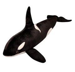 Orca Killer Whale Plush Toy 19″ Stuffed Animal Toddler Doll Gift for Kids