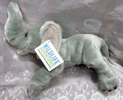 WILDLIFE ADVENTURES Bring Home the Adventure 7PLSH321 Plush Toy ELEPHANT 12″