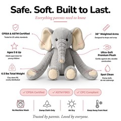 Weighted Stuffed Animals for Adults, Teens and Kids – 36 Inch Long Plush Arms