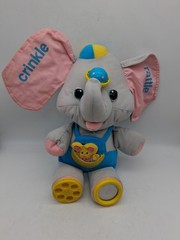 Playskool Busy Elephant Vintage 1986 Activity Stuffed Animal Plush Toy Mirror