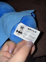 NEW Batman Kohls Cares 9″ Plush Toy With Soft Cape & Mask