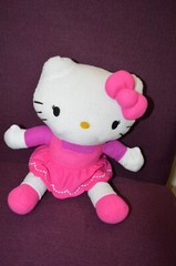 HELLO KITTY Sanrio Pink Tutu Dress 14″ Plush Stuffed Animal Northwest Co. F1