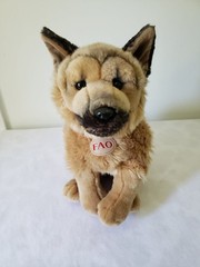 FAO Schwarz german Shepherd plush