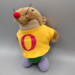 Oticon Hearing Aid Plush Mouse 8” Medical Advertisement Vintage SUPER RARE HTF