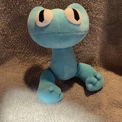 Rainbow Friends Cyan Plush Phatmojo Stuffed Animal Series 2 Blue Lizard Toy 6″