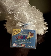 GANZ Lil Kinz Webkinz Westie West Highland Terrier Plush Stuffed Toy Code Sealed