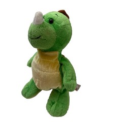 Key Lime Dino Dinosaur Green HM185 Webkinz Ganz Plush 9″ Toy Lovey No Code