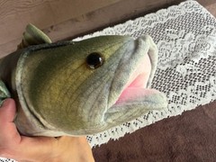 14” Bass Pro Shops Largemouth Bass Plush Stuffed Animal Fish Realistic Fun!