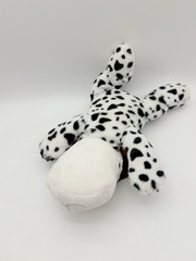 Hugfun Plush Dalmatian Puppy Dog Black White Spots Red Bow Ribbon 16″