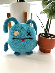 Ugly Doll 6″ Little Uglys Series 2003 Ox Blue Stuffed Animal Plush Plushy