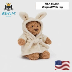 Jellycat Original Bathrobe Bartholomew Bear Plush NWT | Cute Gift Toy 26CM USA