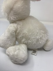 GANZ WEBKINZ White 8” Bunny Rabbit HM078 Stuffed Plush No Code