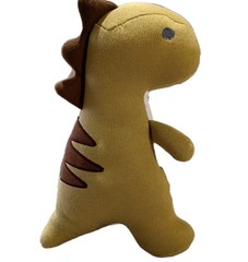 Hobby Lobby Dinosaur Plush Stuffed Animal Decorative Pillow Corduroy Lines EUC