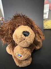 Ganz Webkinz Chocolate Brown Dog 9″ Plush Puppy Shaggy Stuffed Animal Toy HM195