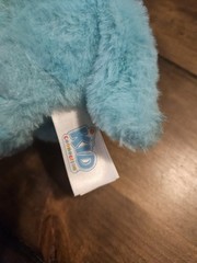 Kid Connection Miniature Battery Plush Triceratops Walks Blue Dinosaur